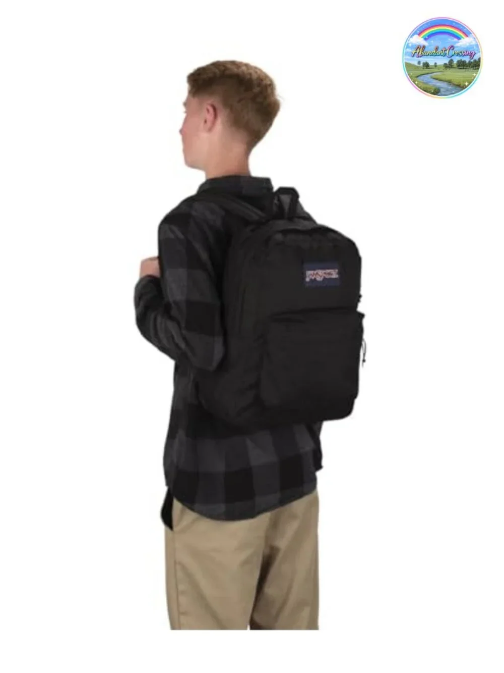 Durable Lightweight Bookbag with Utility Pocket and Organizer